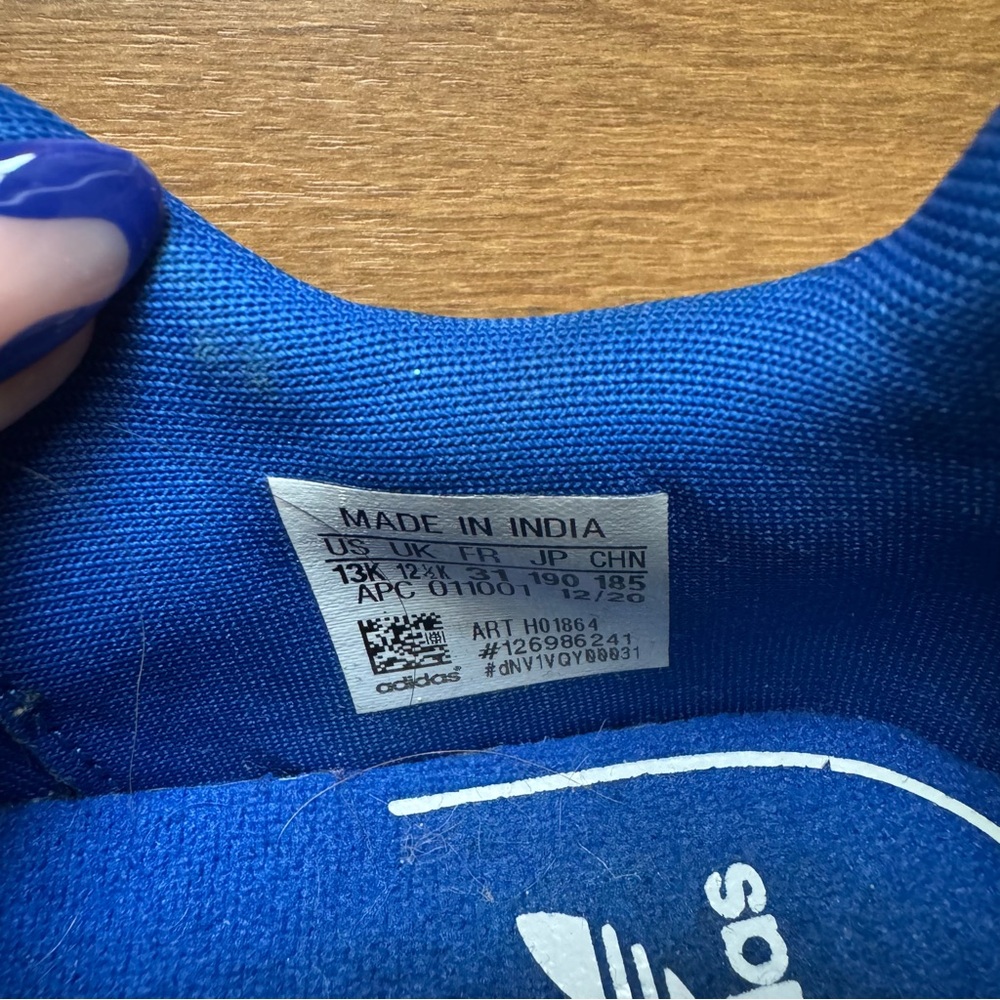 Adidas Originals Infants Multix Sneaker H01866 Team Royal Blue/White Size 13 - Picture 5 of 5